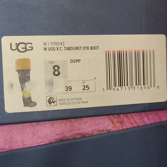 UGG X Claire Tabouret Over the Knee Print Boot - Picture 8 of 11